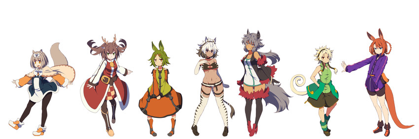shimamiya mayuki, haimiya eren, takamiya momo, kazumiya beru, mikisaka sasara, and 2 more (original) drawn by kuromiya