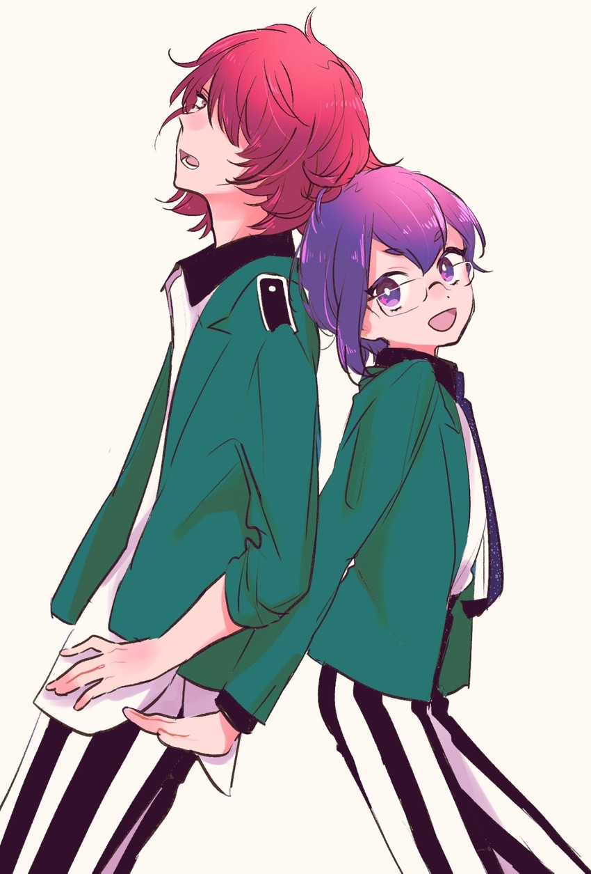 fukuroi mitsuru and doujima mayumi (bishounen series) drawn by hayo_see