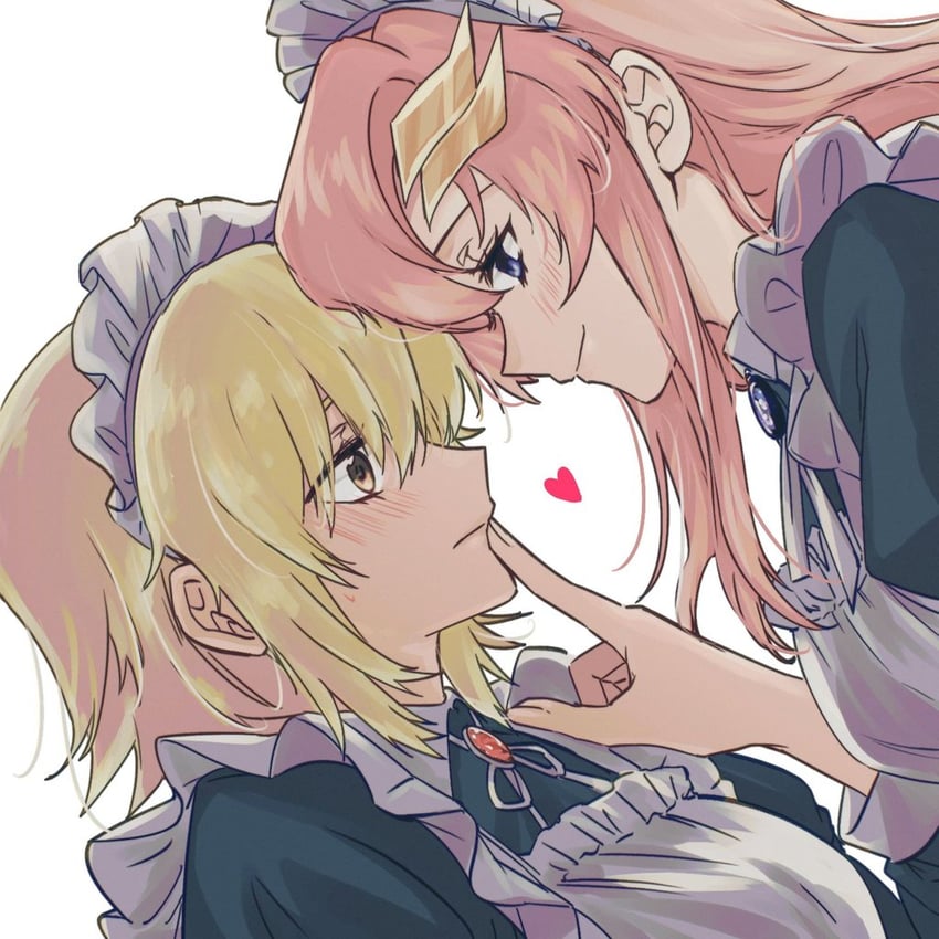 cagalli yula athha and lacus clyne (gundam and 1 more) drawn by mi_(z0sogop)