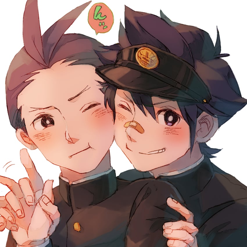 apollo justice and clay terran (ace attorney and 1 more) drawn by waroring255