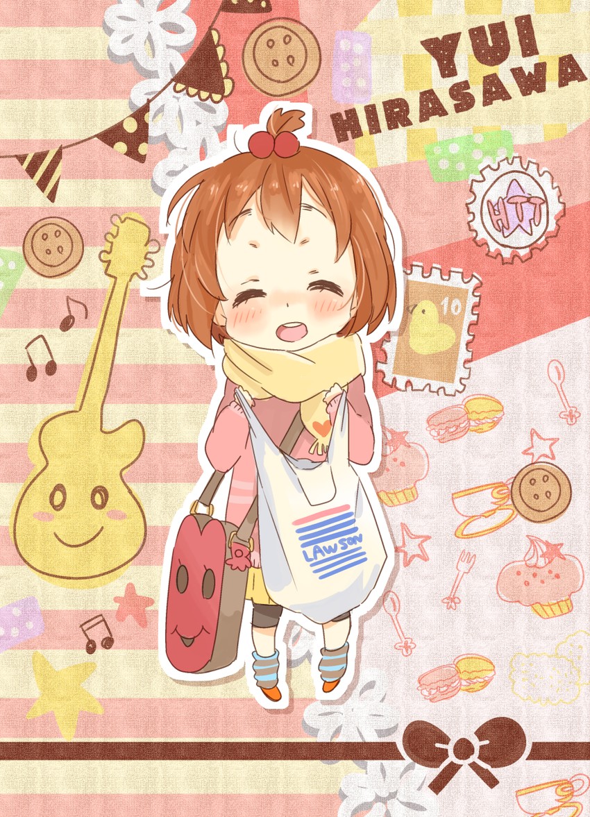 hirasawa yui (k-on! and 1 more) drawn by sunameri_oishii