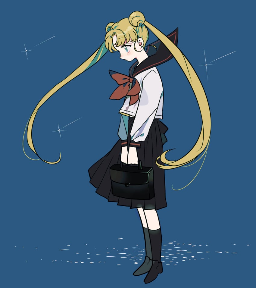 tsukino usagi (bishoujo senshi sailor moon) drawn by shamko