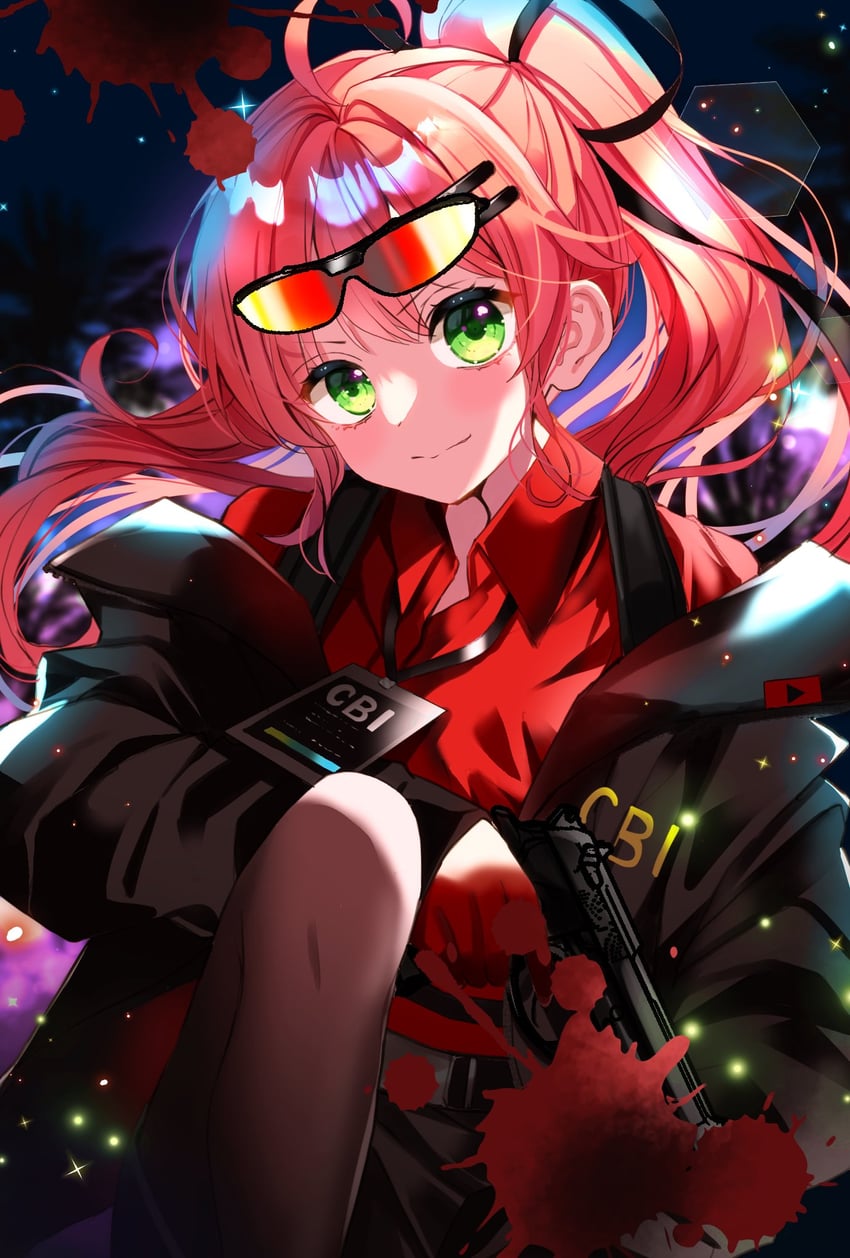 sakura miko (hololive and 1 more) drawn by eriko_(milk1010325)
