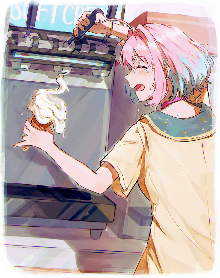 yumemi riamu (idolmaster and 1 more) drawn by hamachamu