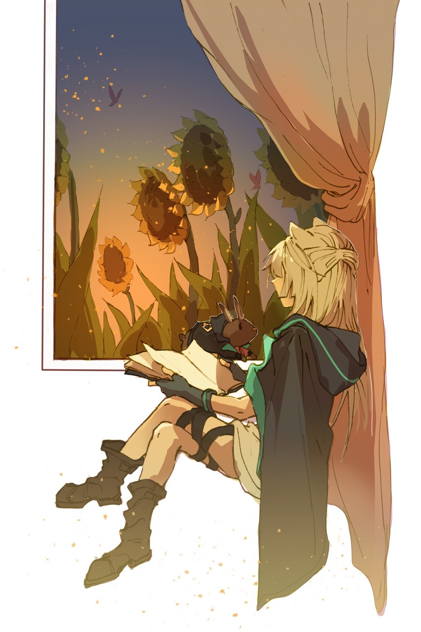 amiya and rosmontis (arknights) drawn by e-fa-dorn