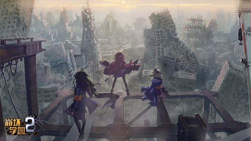 bronya zaychik, seele vollerei, and houraiji kyuushou (honkai and 1 more)