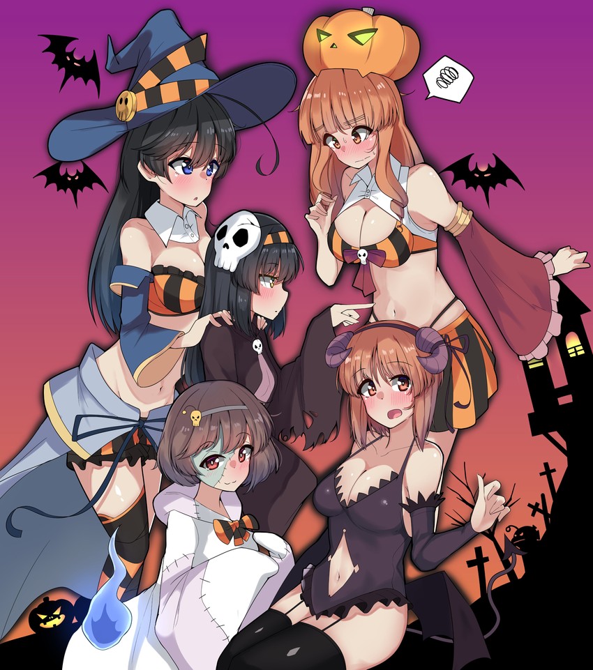 nishizumi miho, akiyama yukari, takebe saori, reizei mako, and isuzu hana (girls und panzer) drawn by kshimu