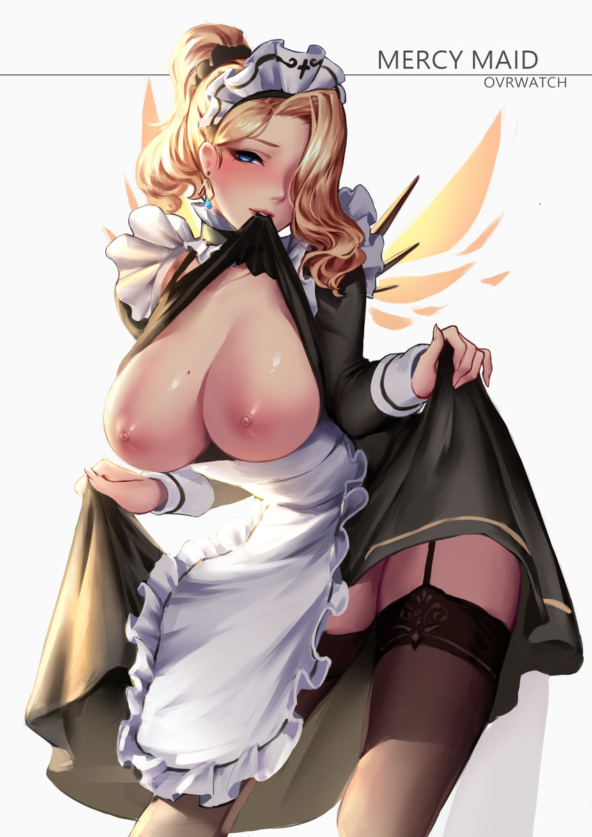 mercy (overwatch and 1 more) drawn by cian_yo