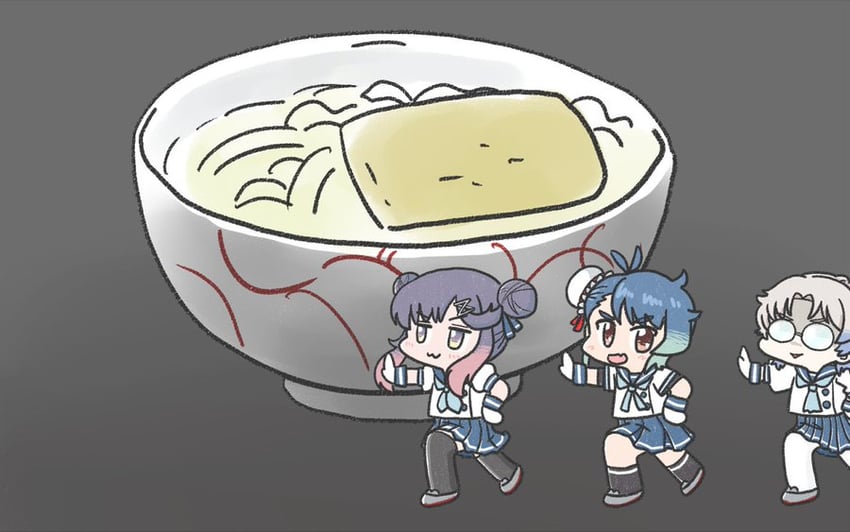 tsushima, hirato, and fukae (kantai collection and 1 more) drawn by ferret-san