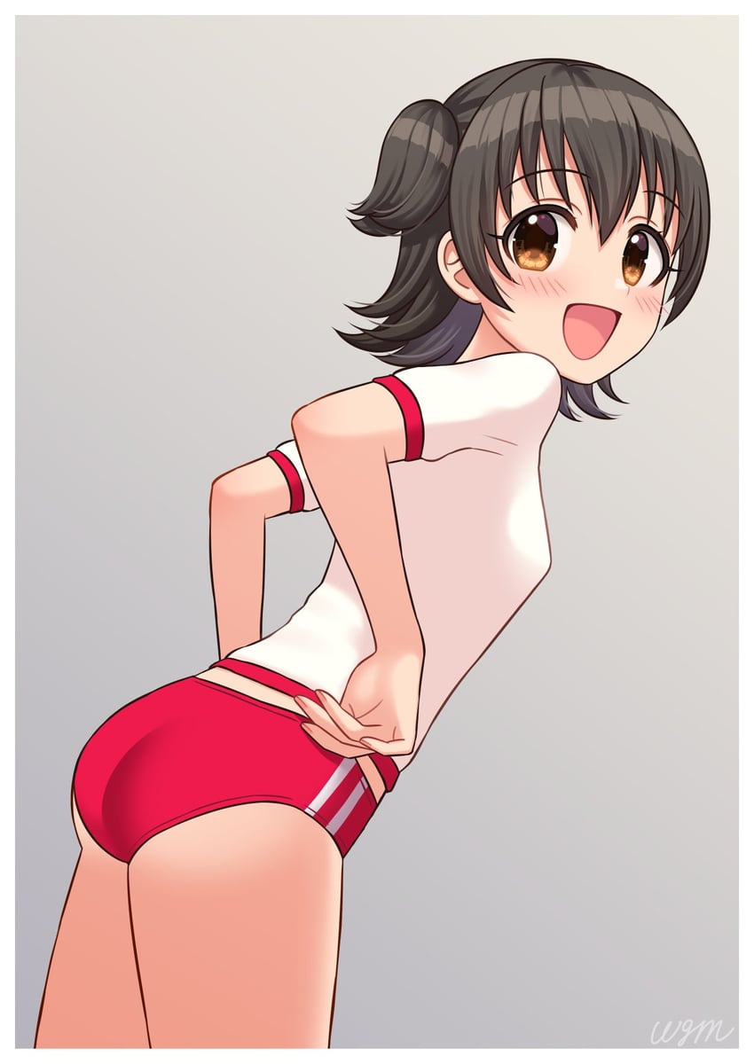 akagi miria (idolmaster and 1 more) drawn by wgm_oekaki