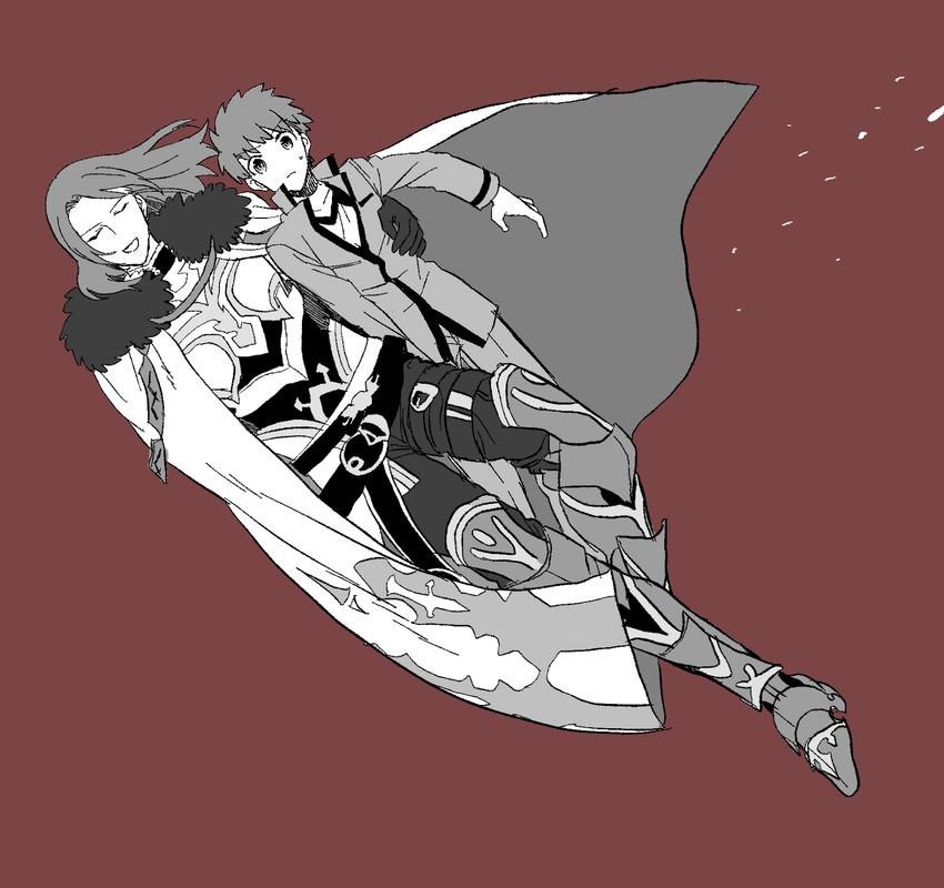 emiya shirou and tristan (fate and 2 more) drawn by none_(kameko227)