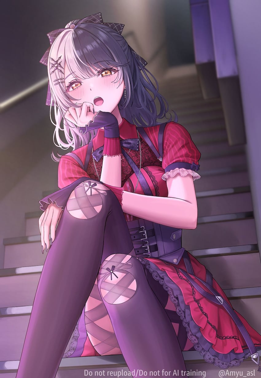 shiori novella (hololive and 1 more) drawn by amyu_(amm_asl_pa)