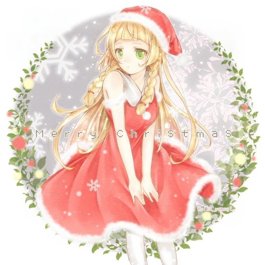 lillie (pokemon and 1 more) drawn by yomogi_(black-elf)