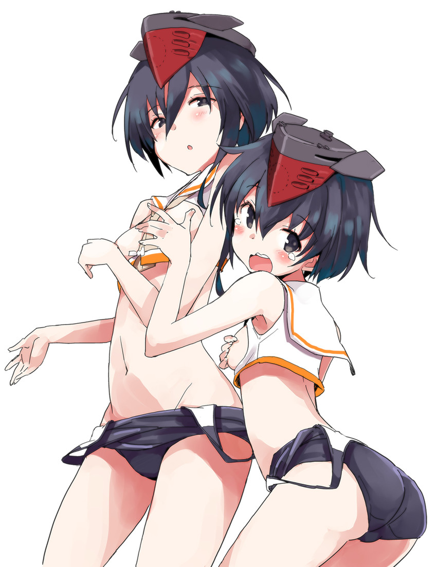 i-13 and i-14 (kantai collection) drawn by suka