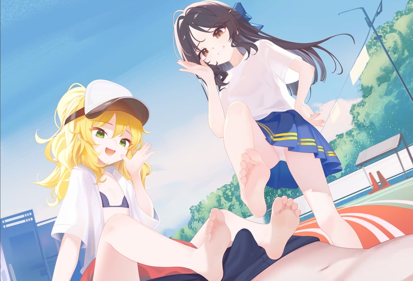 tachibana arisu and sakurai momoka (idolmaster and 1 more) drawn by daxieshen_huashi