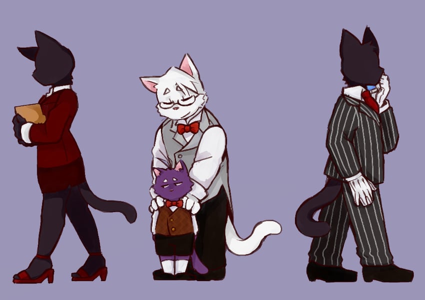 shin kuroi and tsukishiro amaki (morenatsu) drawn by mamaito