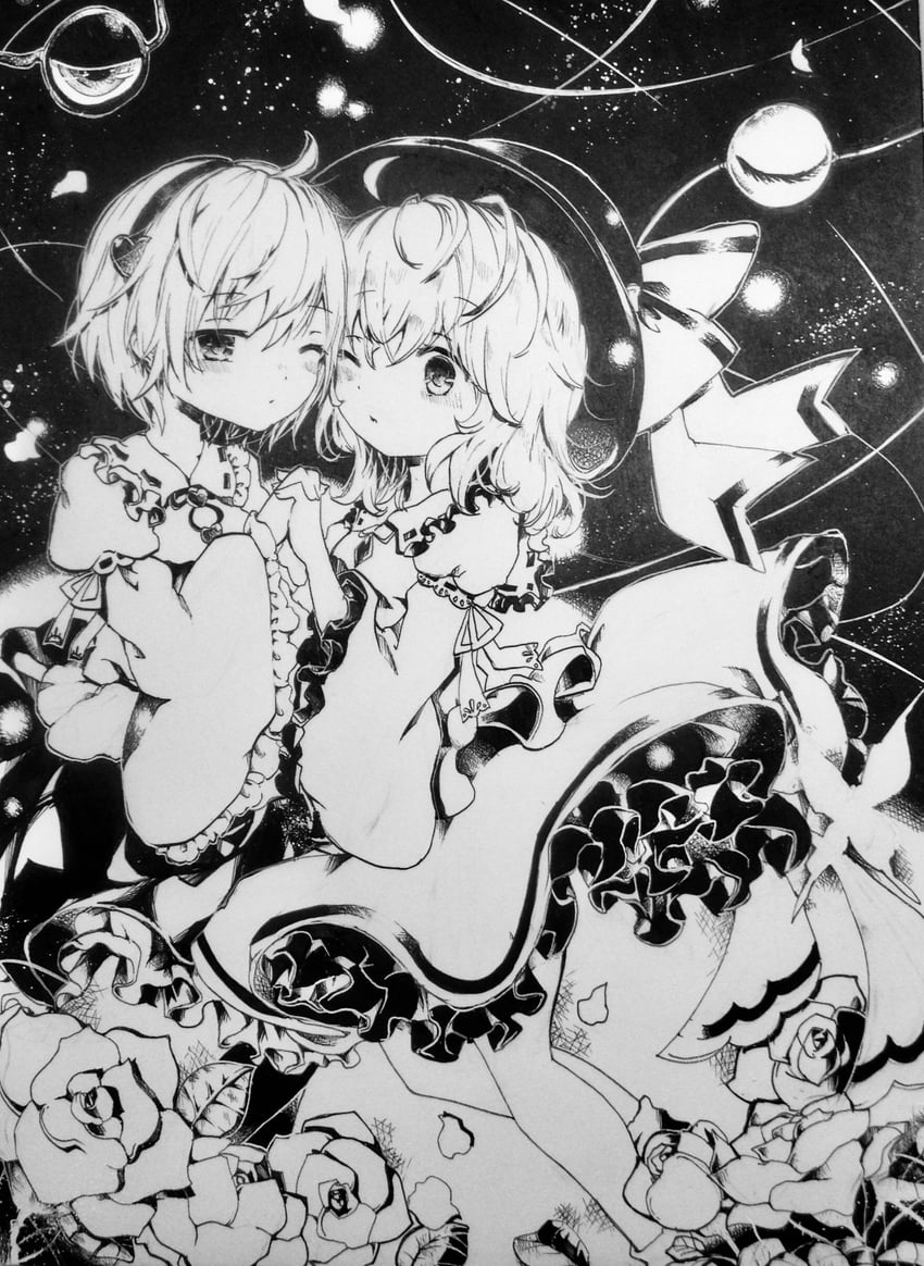 komeiji koishi and komeiji satori (touhou) drawn by torajirou_(toraneko_zirou)