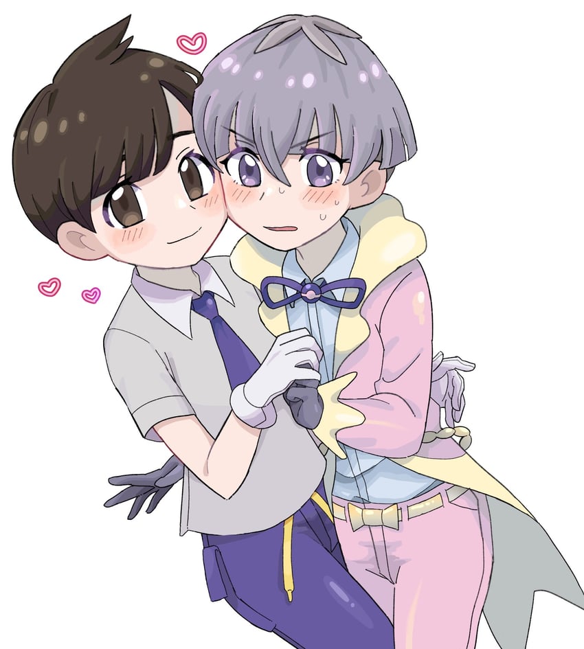 florian and ortega (pokemon and 1 more) drawn by sana_(37pisana)