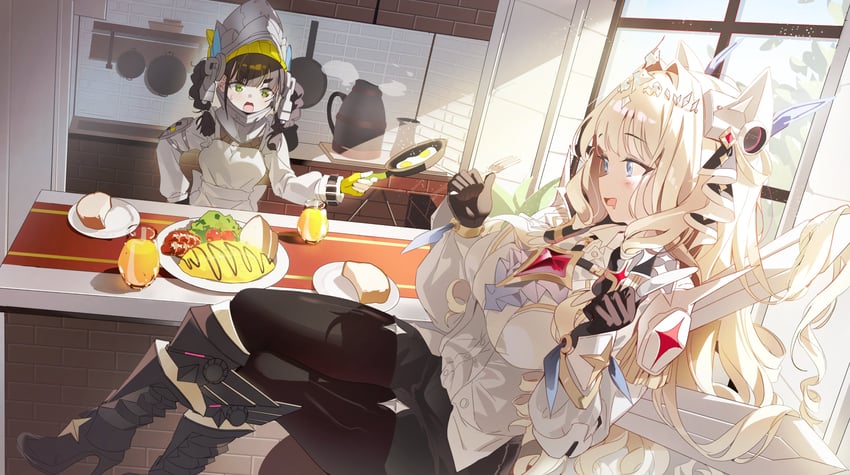 crown and chime (goddess of victory: nikke) drawn by gogoco