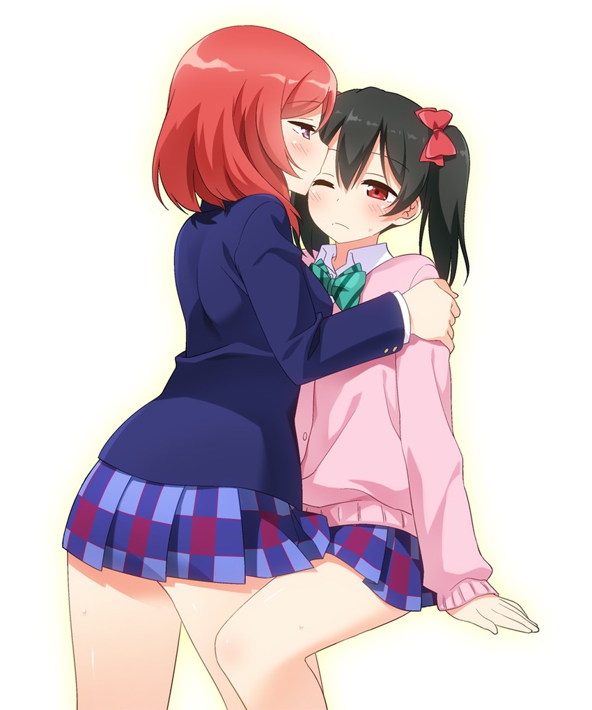 nishikino maki and yazawa nico (love live! and 1 more) drawn by umekichi