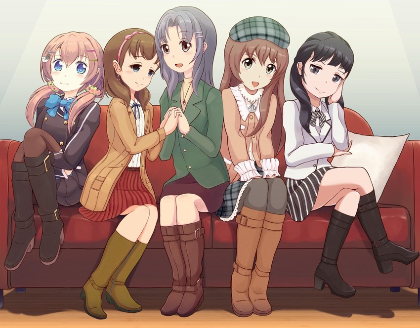 sakuma mayu (idolmaster and 2 more) drawn by uwa~a