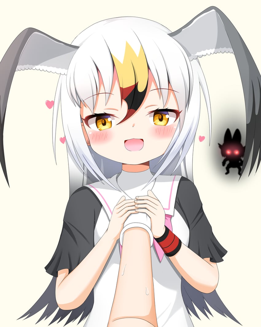 dhole and black-tailed gull (kemono friends) drawn by shin01571