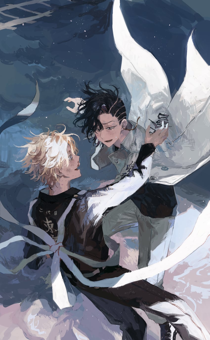 kokonoi hajime and inui seishu (tokyo revengers) drawn by anzen_kakunin