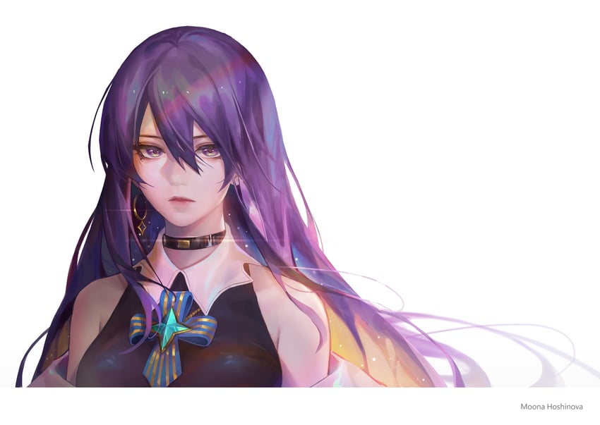 moona hoshinova (hololive and 1 more) drawn by john053028