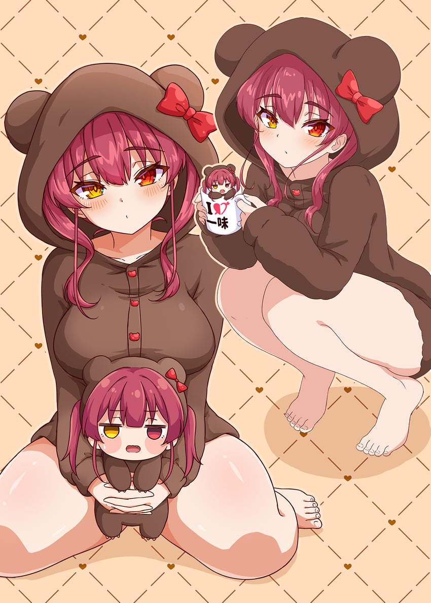 houshou marine and houshou kumarine (hololive) drawn by hachiman_tanuki