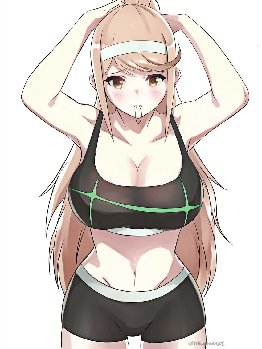 mythra (xenoblade chronicles and 1 more) drawn by tommy_(kingdukeee)