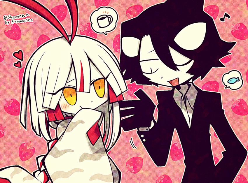 idate and tatsumiya (funamusea and 2 more) drawn by funamusea_(artist)