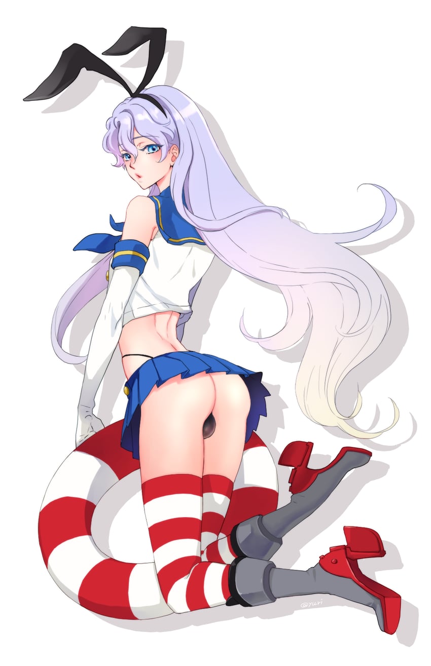 shimakaze and hyuga ryght (kantai collection and 2 more) drawn by yuriko2755