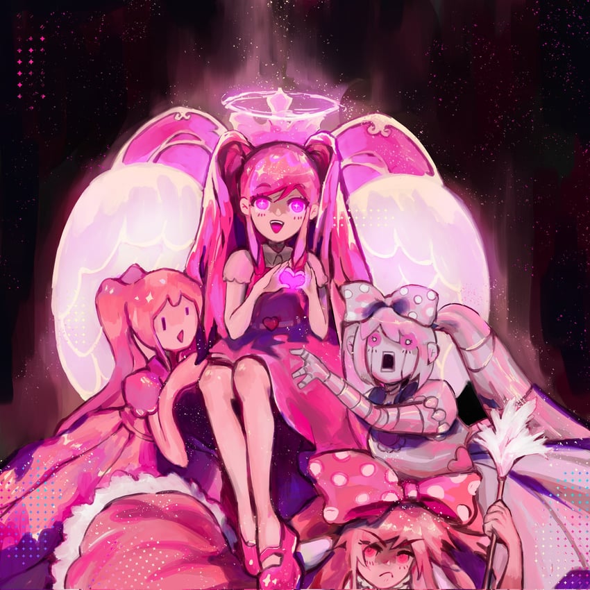 sweetheart, perfectheart, mutantheart, and roboheart (omori) drawn by luochan