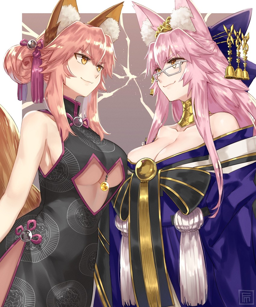 tamamo, tamamo no mae, and koyanskaya (fate and 2 more) drawn by fumato