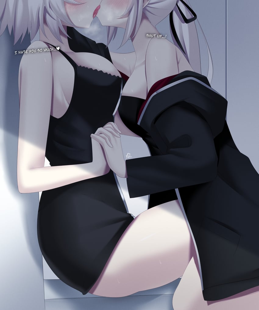 artoria pendragon, jeanne d'arc alter, and saber alter (fate and 1 more) drawn by rey_r31_44