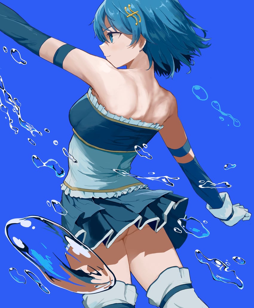 miki sayaka (mahou shoujo madoka magica) drawn by chan_ye2