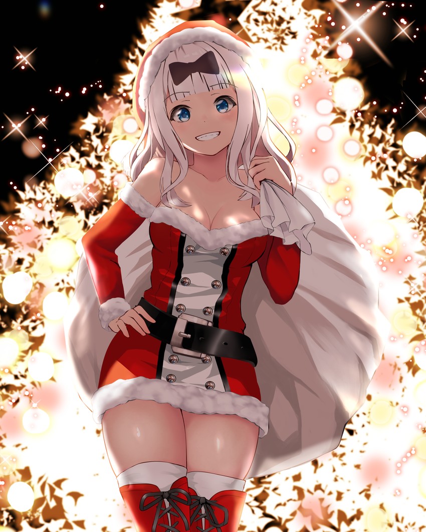 fujiwara chika (kaguya-sama wa kokurasetai ~tensai-tachi no renai zunousen~) drawn by gibun_(sozoshu)