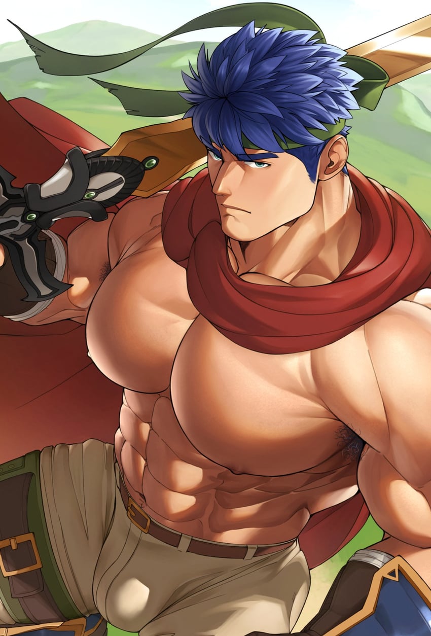 ike (fire emblem and 1 more) drawn by ruisselait