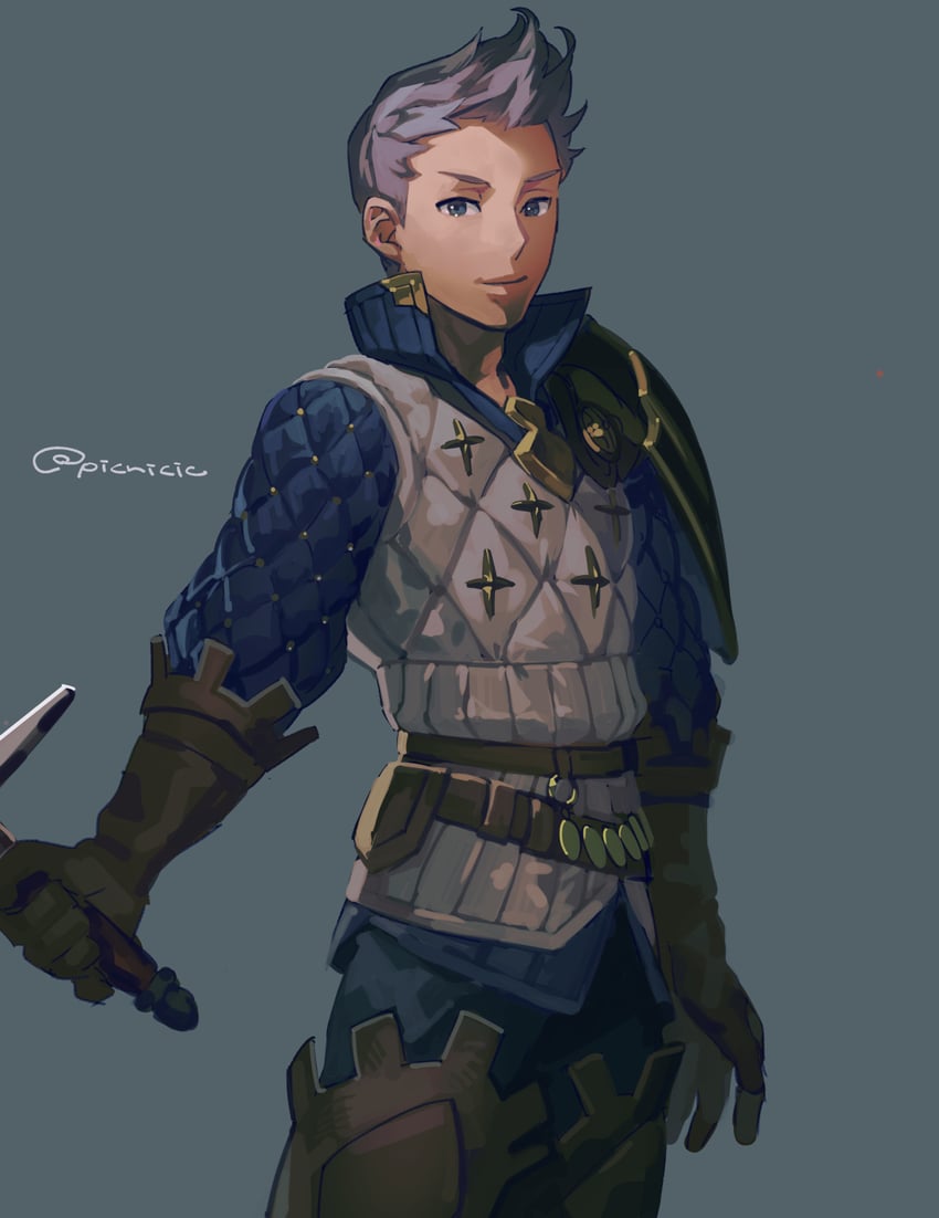 silas (fire emblem and 1 more) drawn by picnicic