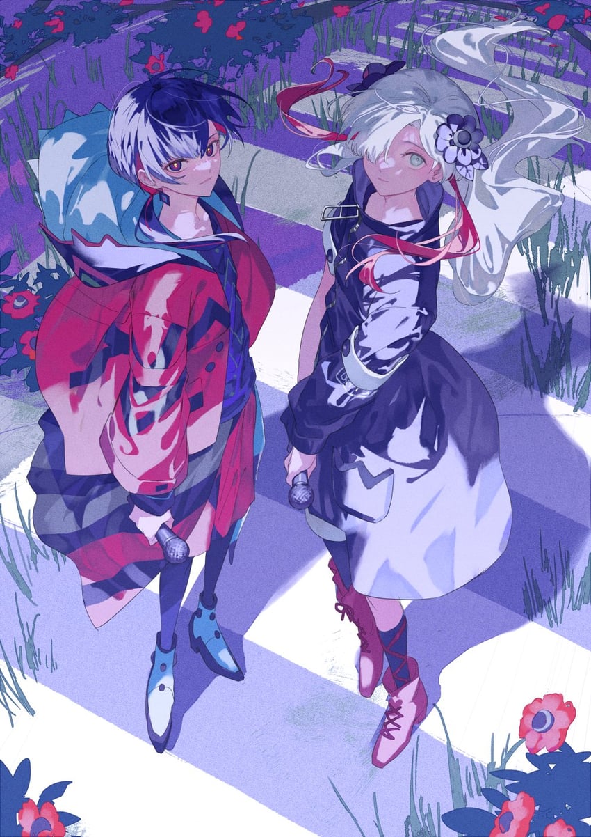 isekaijoucho and rim (kamitsubaki studio) drawn by ugonba_(howatoro)