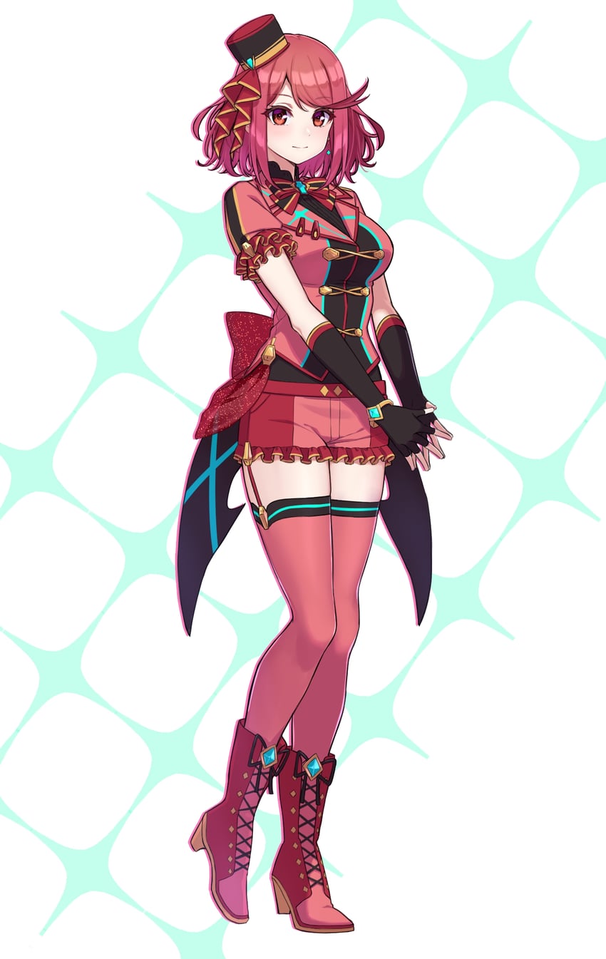 pyra (xenoblade chronicles and 1 more) drawn by shinae