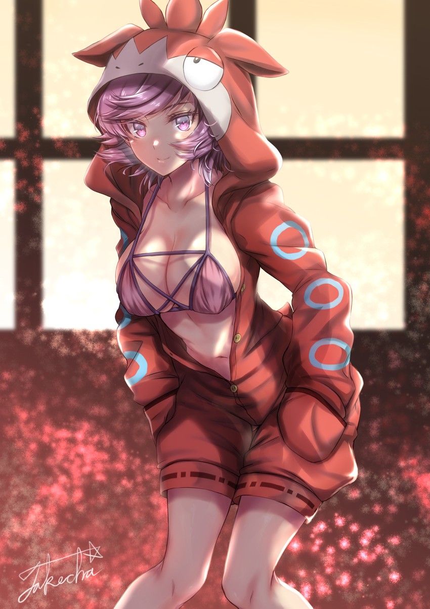 courtney and camerupt (pokemon and 1 more) drawn by takecha