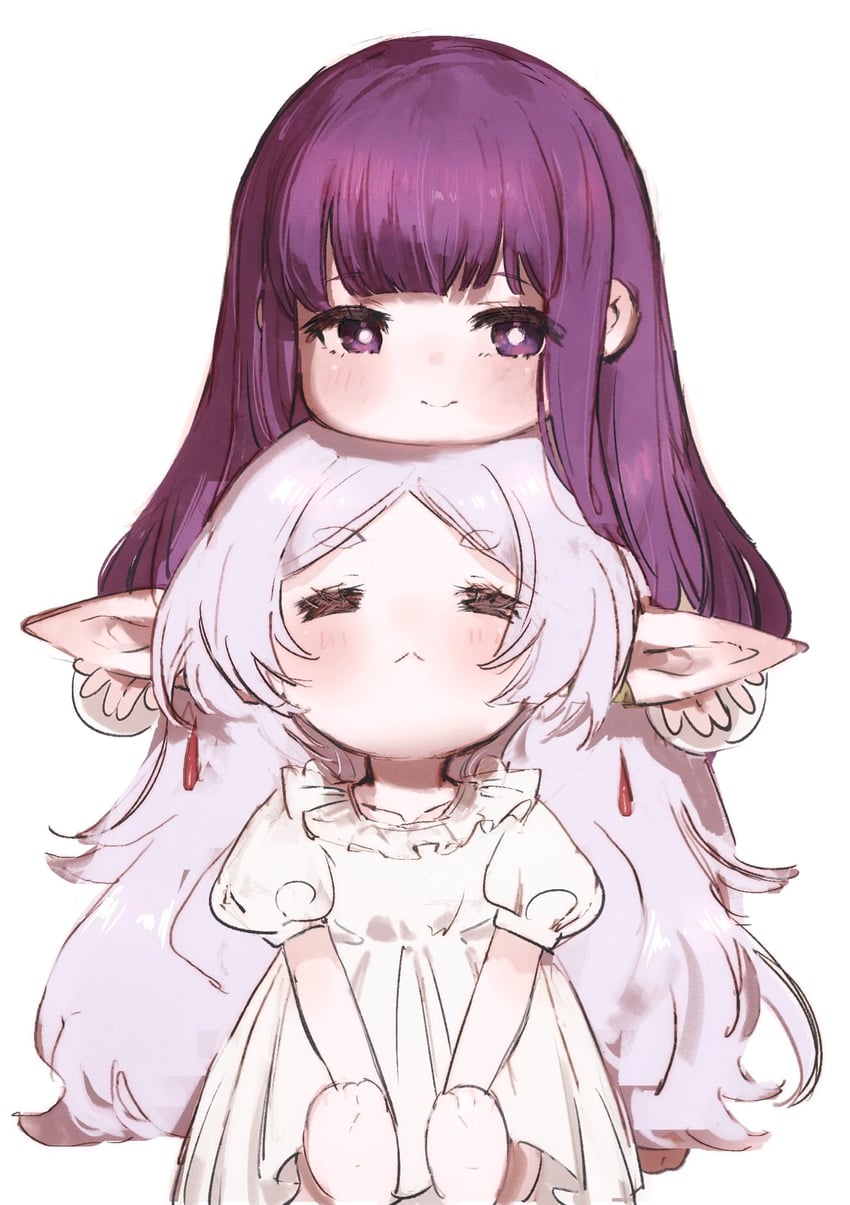 frieren and fern (sousou no frieren) drawn by moku_(muooku)
