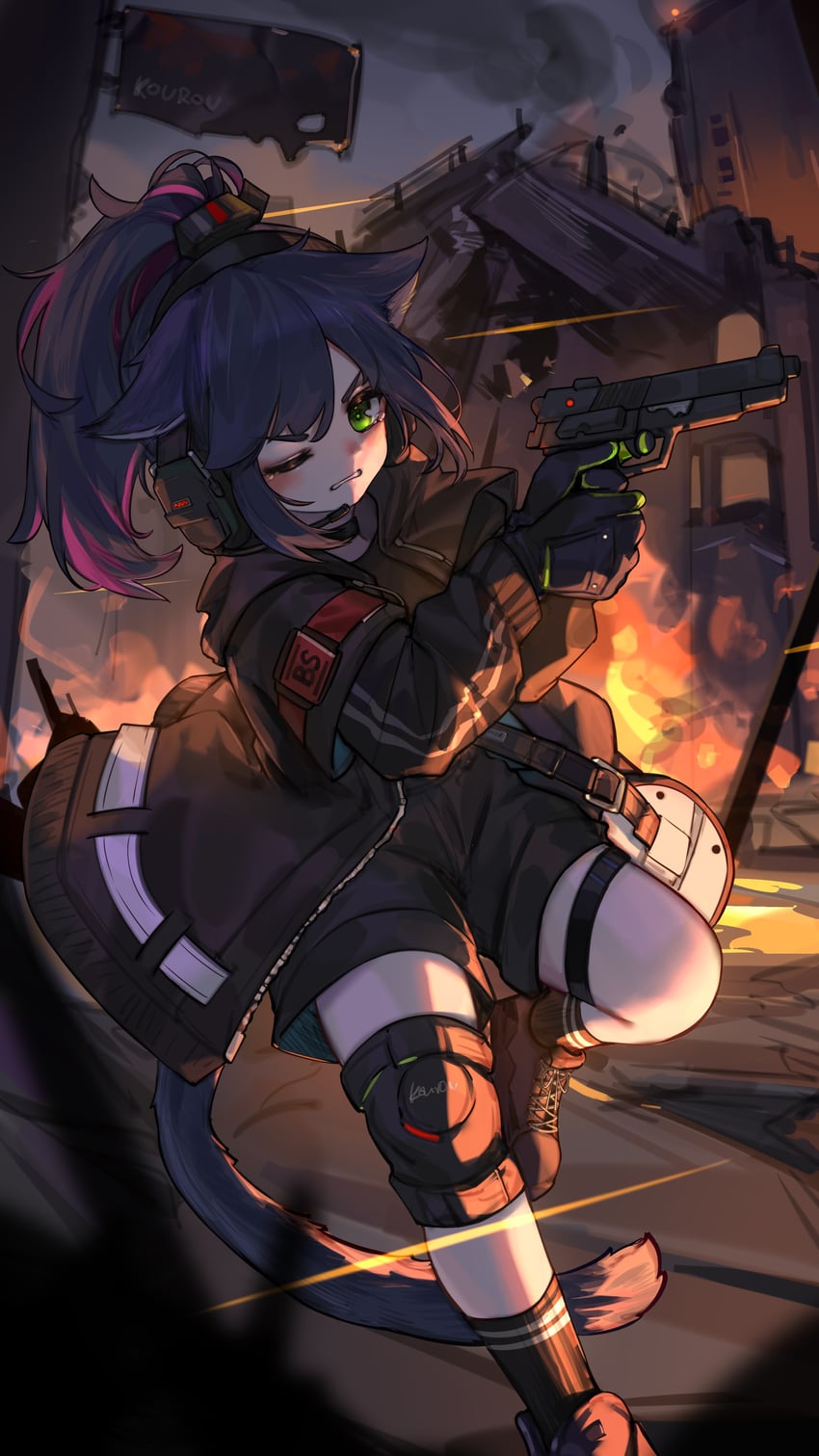 jessica (arknights) drawn by kourou_(kouroukun)