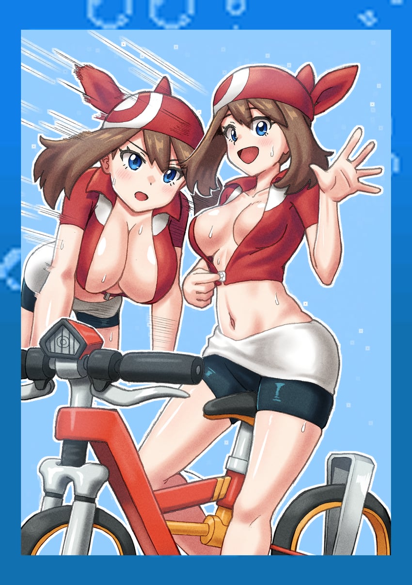 may (pokemon and 1 more) drawn by els_(ljhlee12)