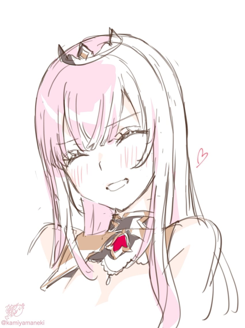 mori calliope (hololive and 1 more) drawn by kamiya_maneki