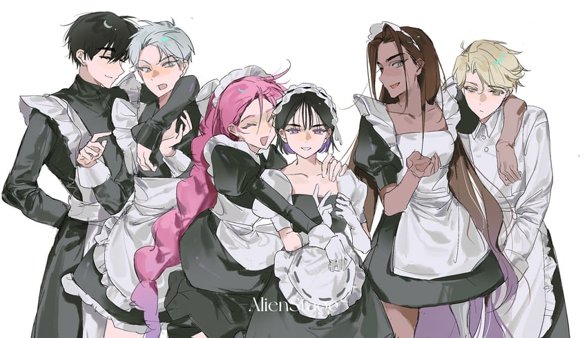 sua, mizi, till, ivan, luka, and 1 more (alien stage) drawn by westttt120