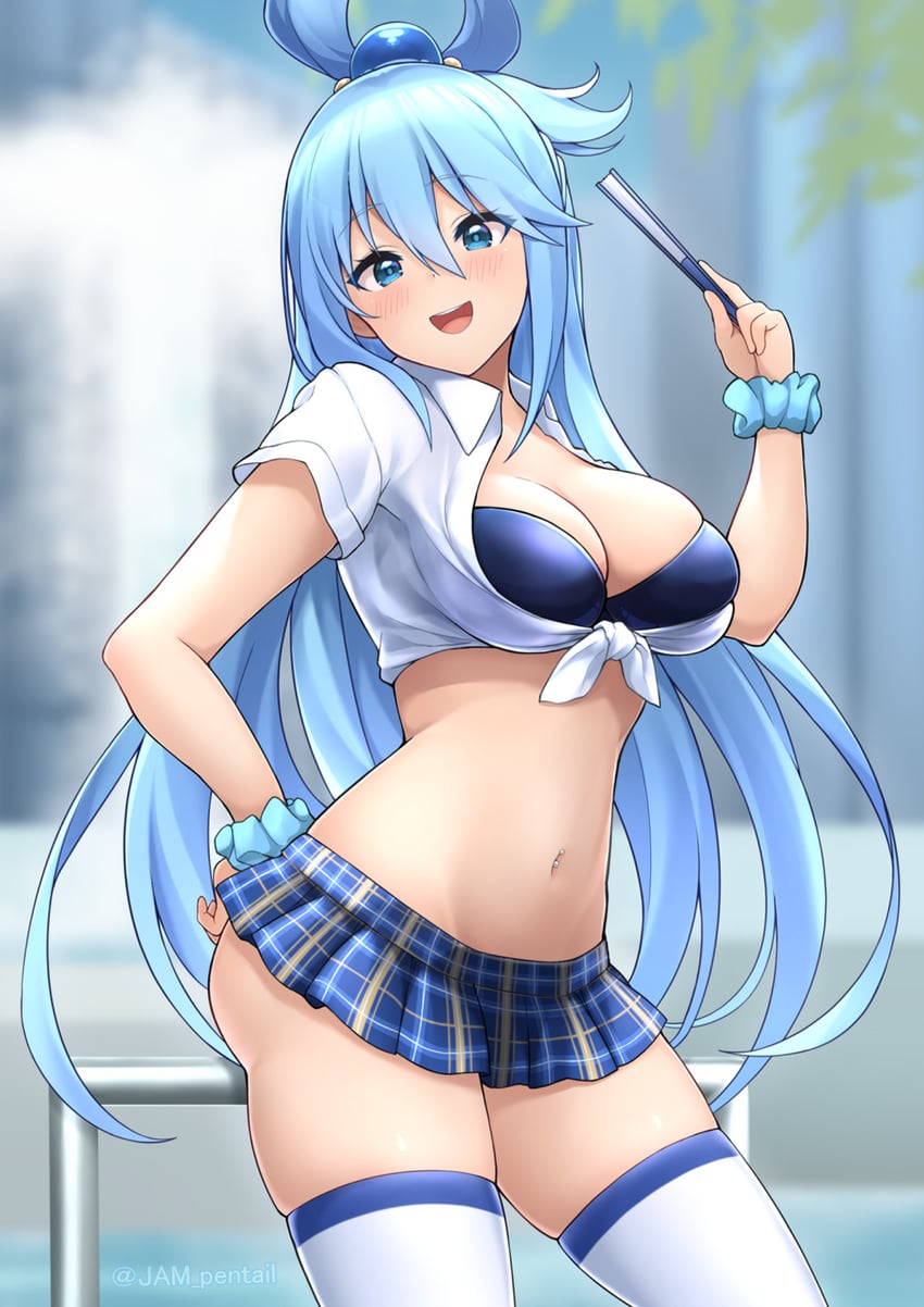 aqua (kono subarashii sekai ni shukufuku wo!) drawn by jampen