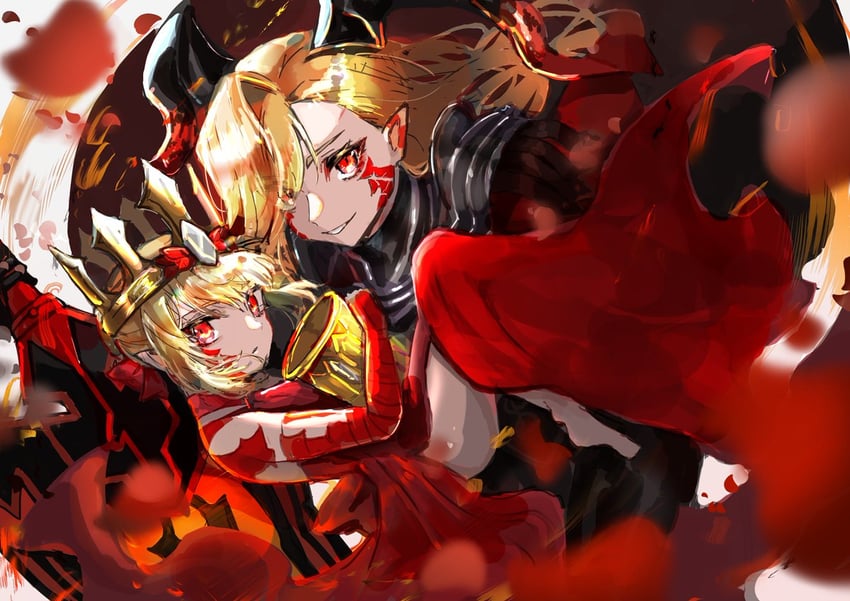 nero claudius and queen draco (fate and 1 more) drawn by painapo1226