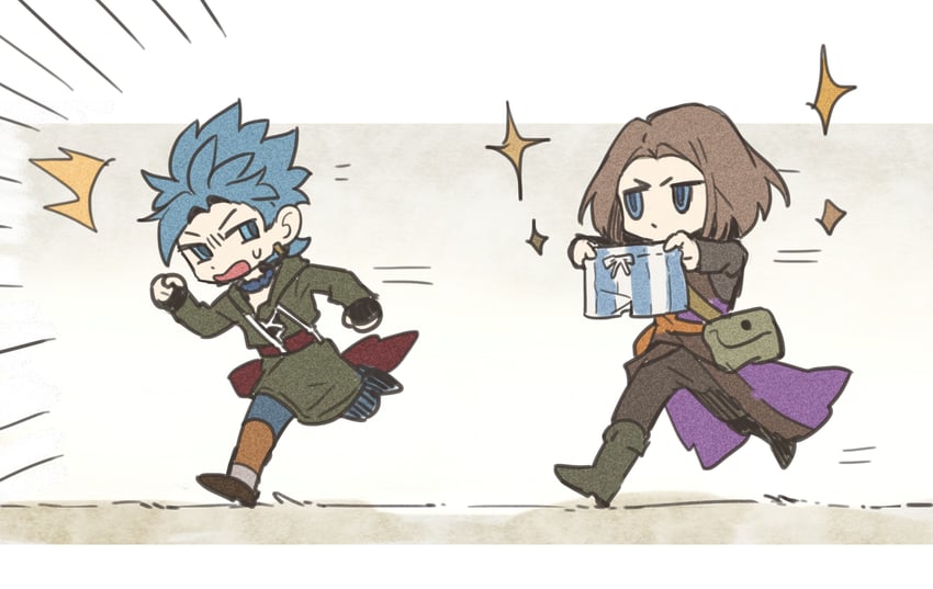 hero and camus (dragon quest and 1 more) drawn by tie_fei_wu_mang_dashuai